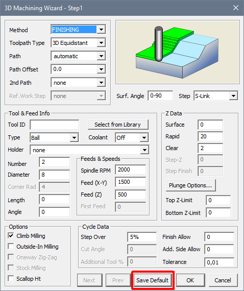 Ezcam-Save-Default-Button